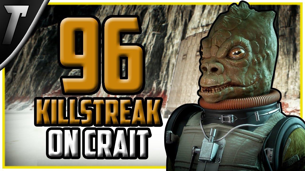 Star Wars Battlefront 2 Bossk 96 Killstreak (Crait)