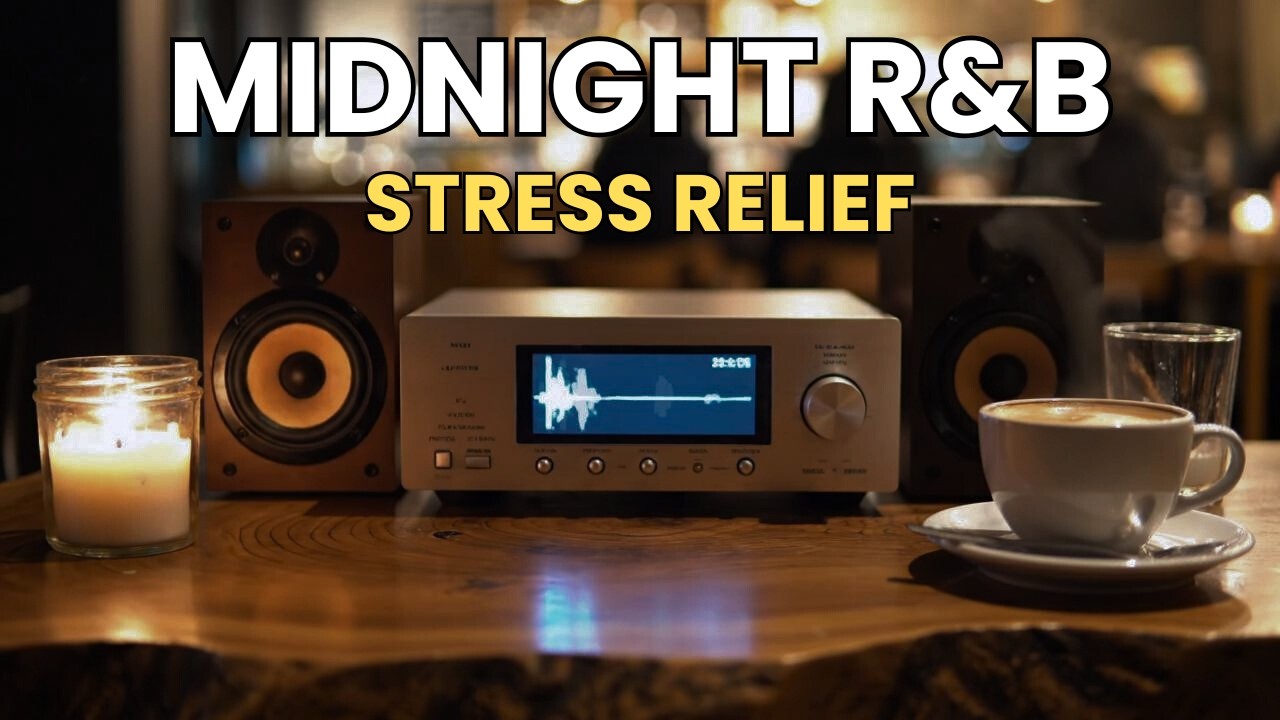 Soothing Soul R&B Beats at Midnight Desk for Work Flow & Relaxation 🌌🎧