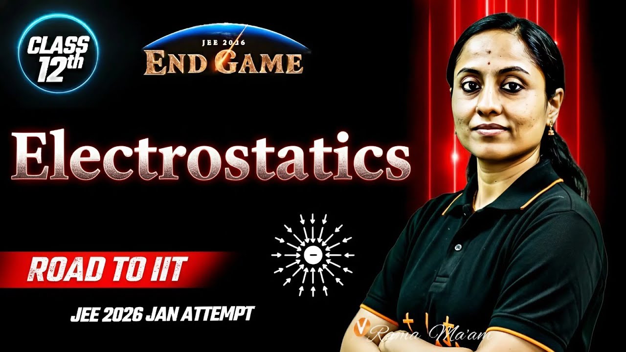 Electrostatics Class 12 | One Shot + PYQs | JEE Physics | JEE 2026 Jan Attempt