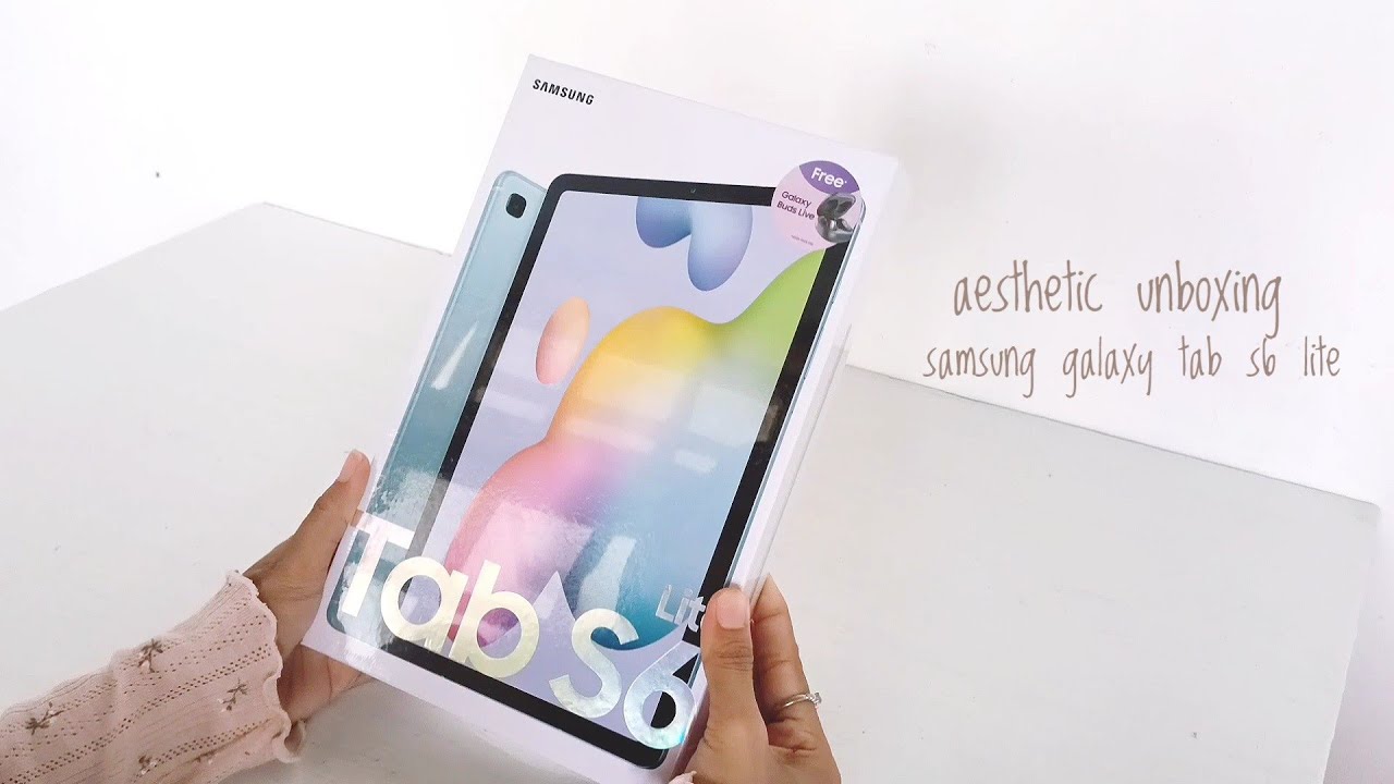 unboxing samsung galaxy tab s6 lite 2022 with pen | aesthetic
