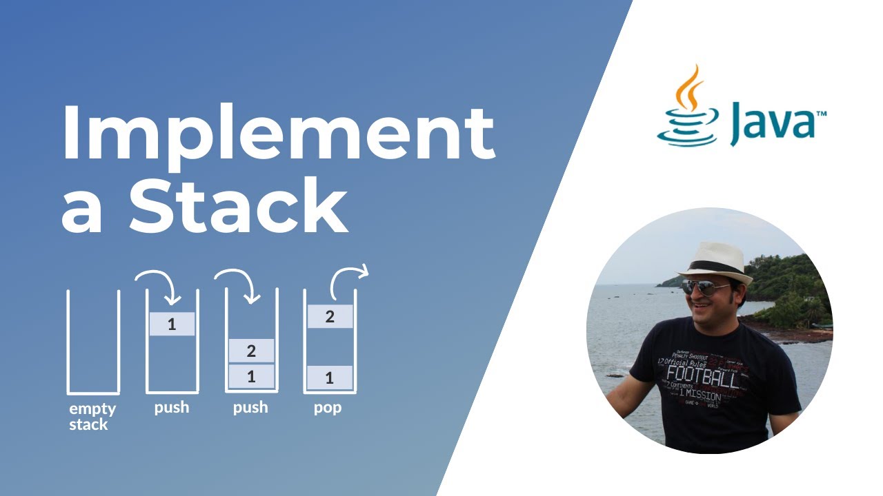 How to implement a Stack using a Linked List in Java ? | Stack Data Structure