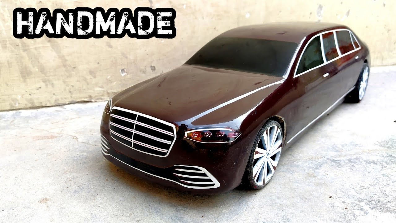 Handmade Toy Car Mercedes Benz S Class 2021 | Diy Cardboard Craft