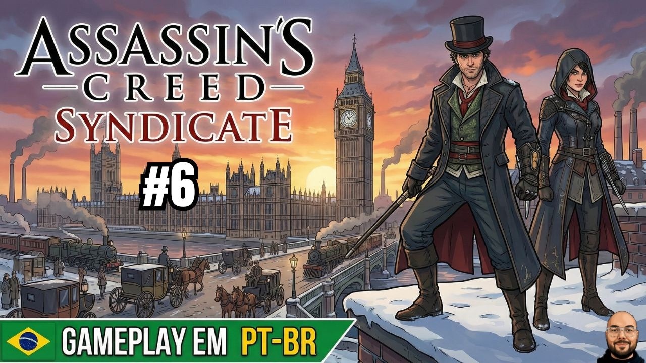 CONSPIRAÇÃO NO PARLAMENTO. O Fim do Conde de Cardigan - Assassin's Creed Syndicate #6 -Live Vertical