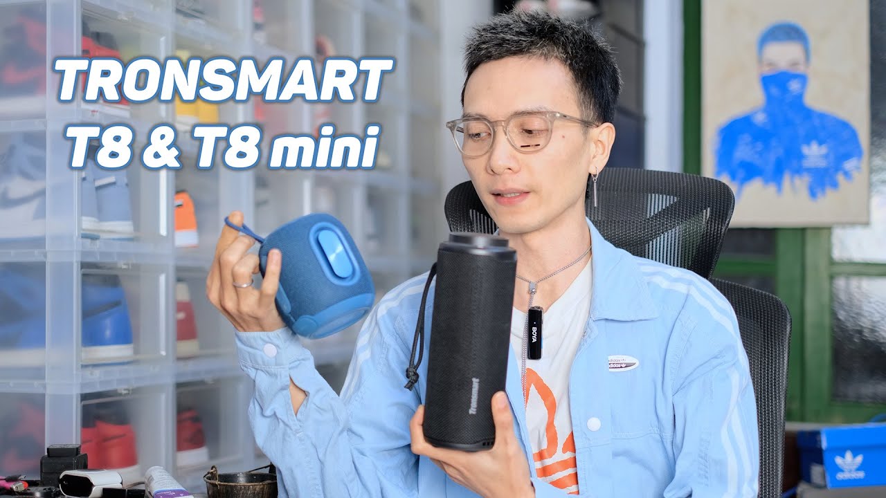 Review 2 loa bluetooth Tronsmart T8 & T8 mini : giá trung bình, nâng cấp khá