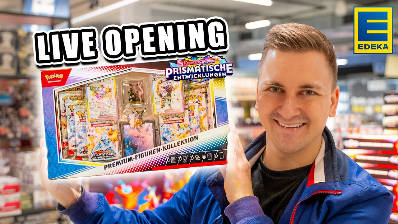LIVE vom TRADE EVENT: XXL Pokémon Opening mit Prismatische Entwicklung Figuren Kollektion UND MEHR 🔥