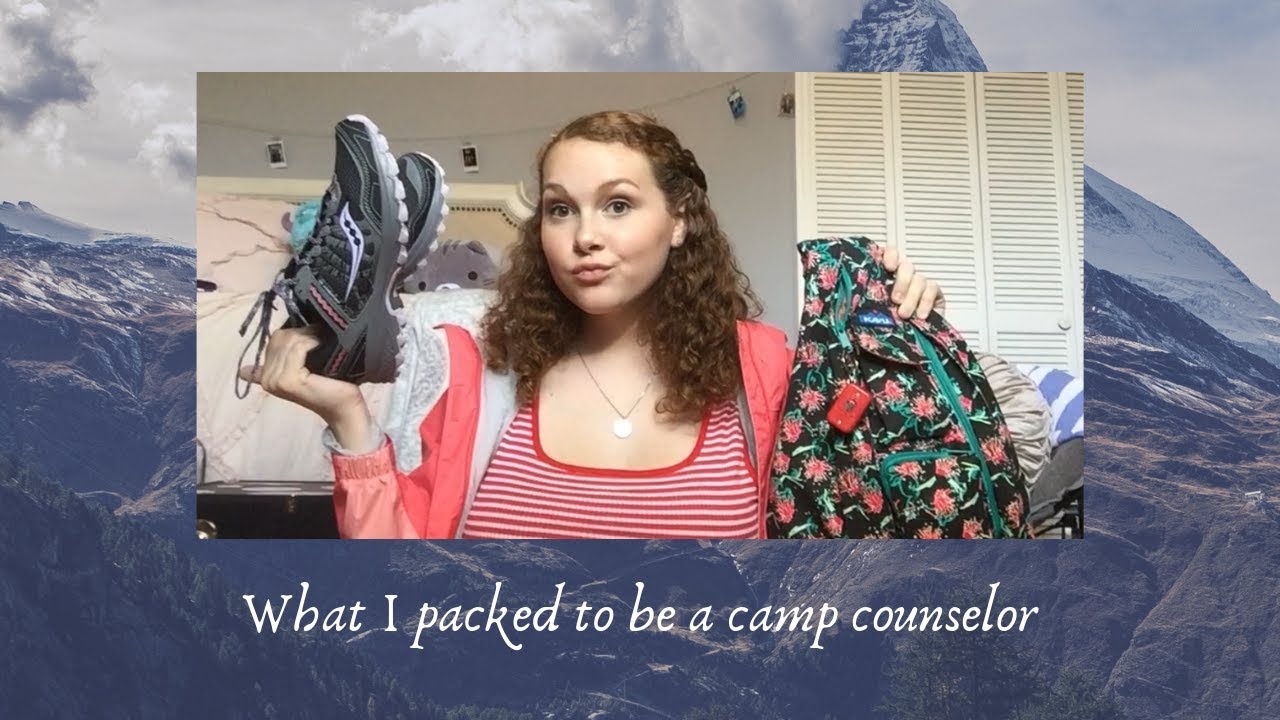 What I am Packing to be a Camp Counselor!! // Crash Curls