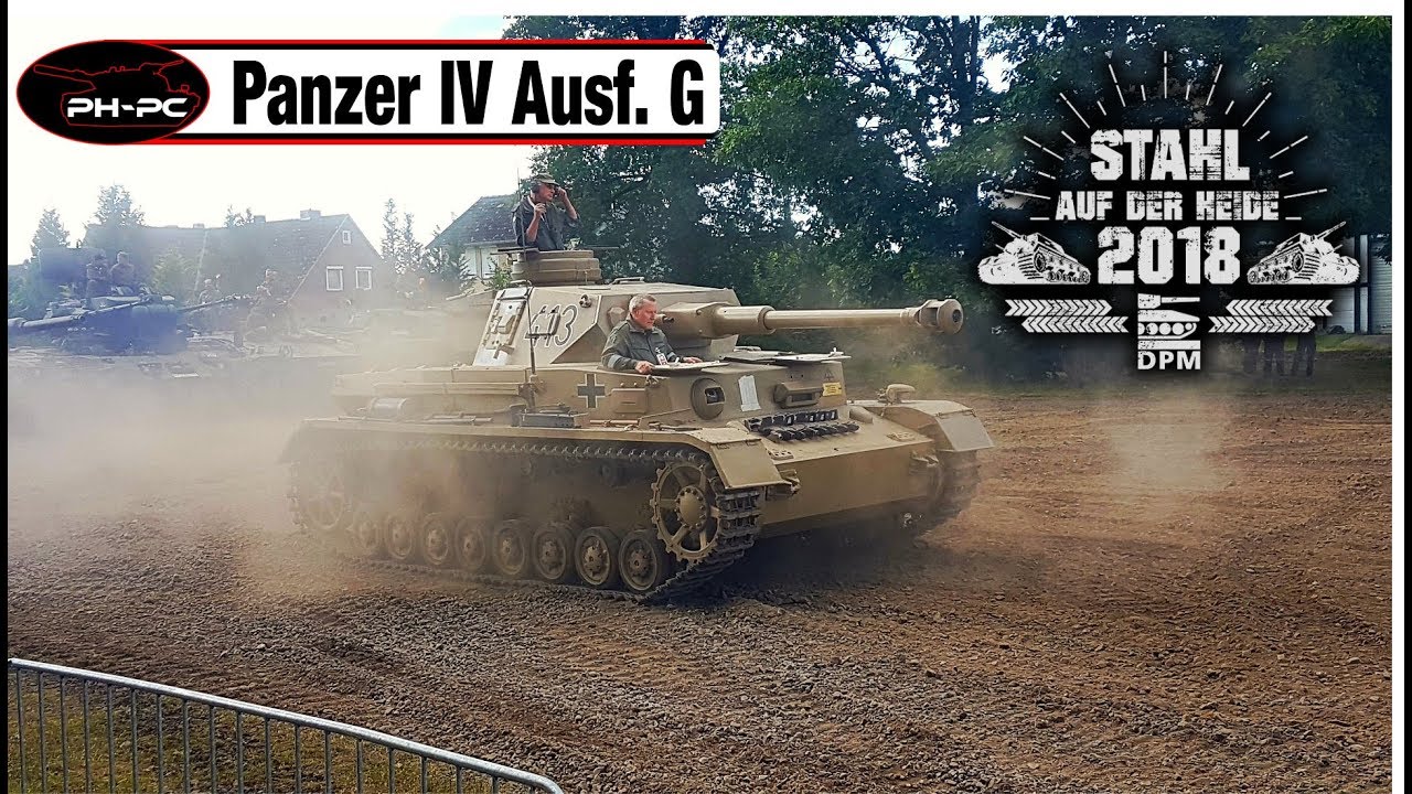 Panzer IV Ausf. G - Start up & Drive - Stahl auf der Heide 2018
