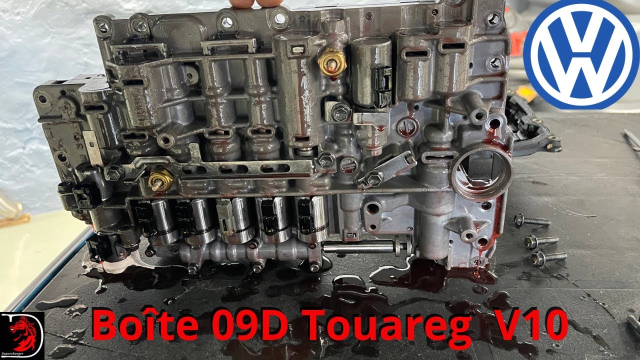 Vidange boîte 09D Touareg V10 avec dépose du mécatronic 🔥