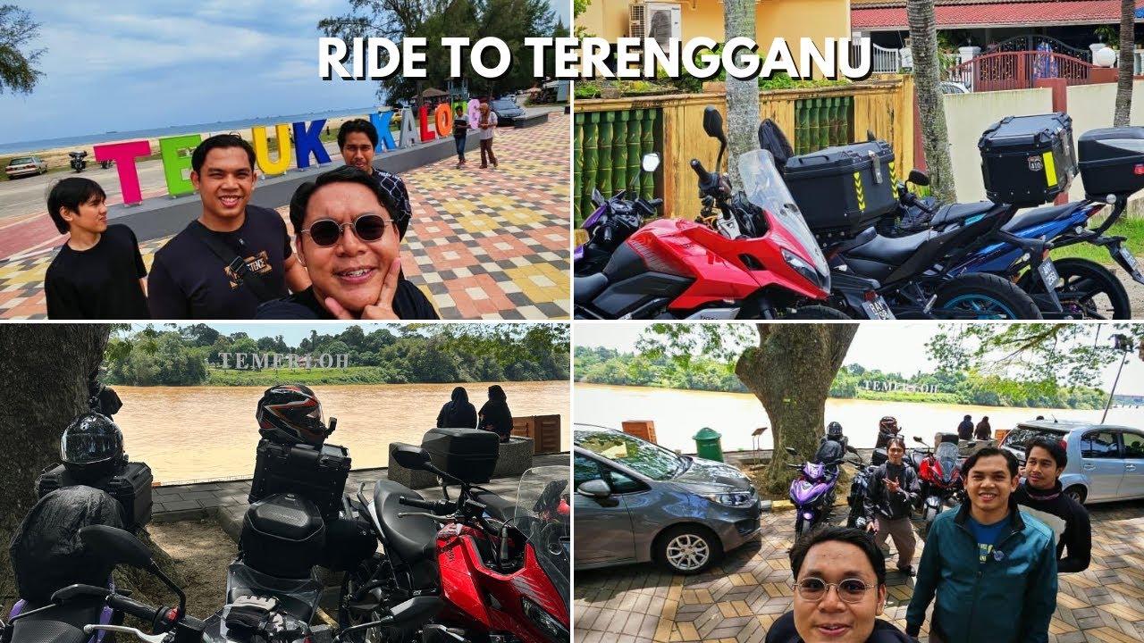 Ride 1280KM Pergi Balik ke Pantai Teluk Kalong, Terengganu 🏍️