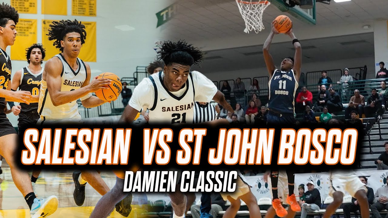 Salesian vs St John Bosco | Damien Classic | Elias Obenyah (Stanford) vs Top 10 Christian Collins