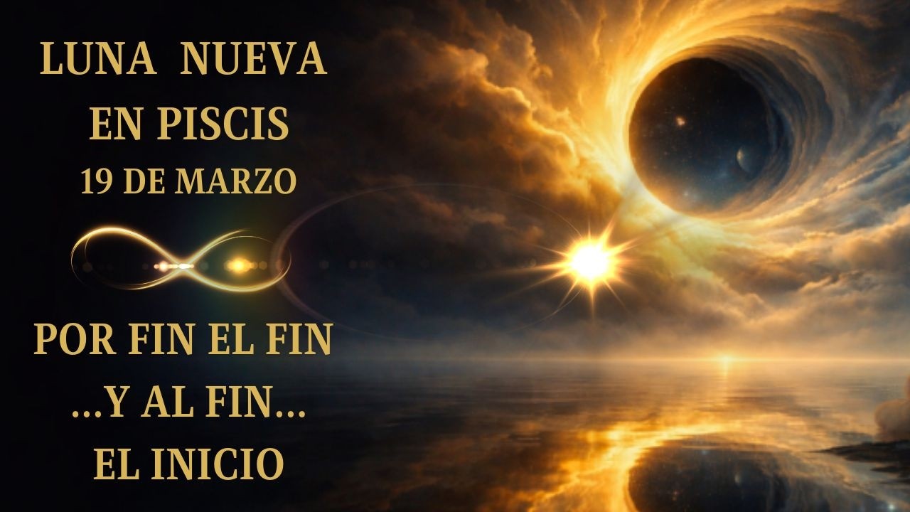 🌚LUNA NUEVA EN PISCIS 19 DE MARZO♓ POR FIN EL FIN Y EL NUEVO COMIENZO🌈