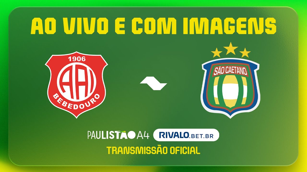 JOGO COMPLETO: INTER BEBEDOURO X SÃO CAETANO | RODADA 1 | PAULISTÃO A4 RIVALO 2026