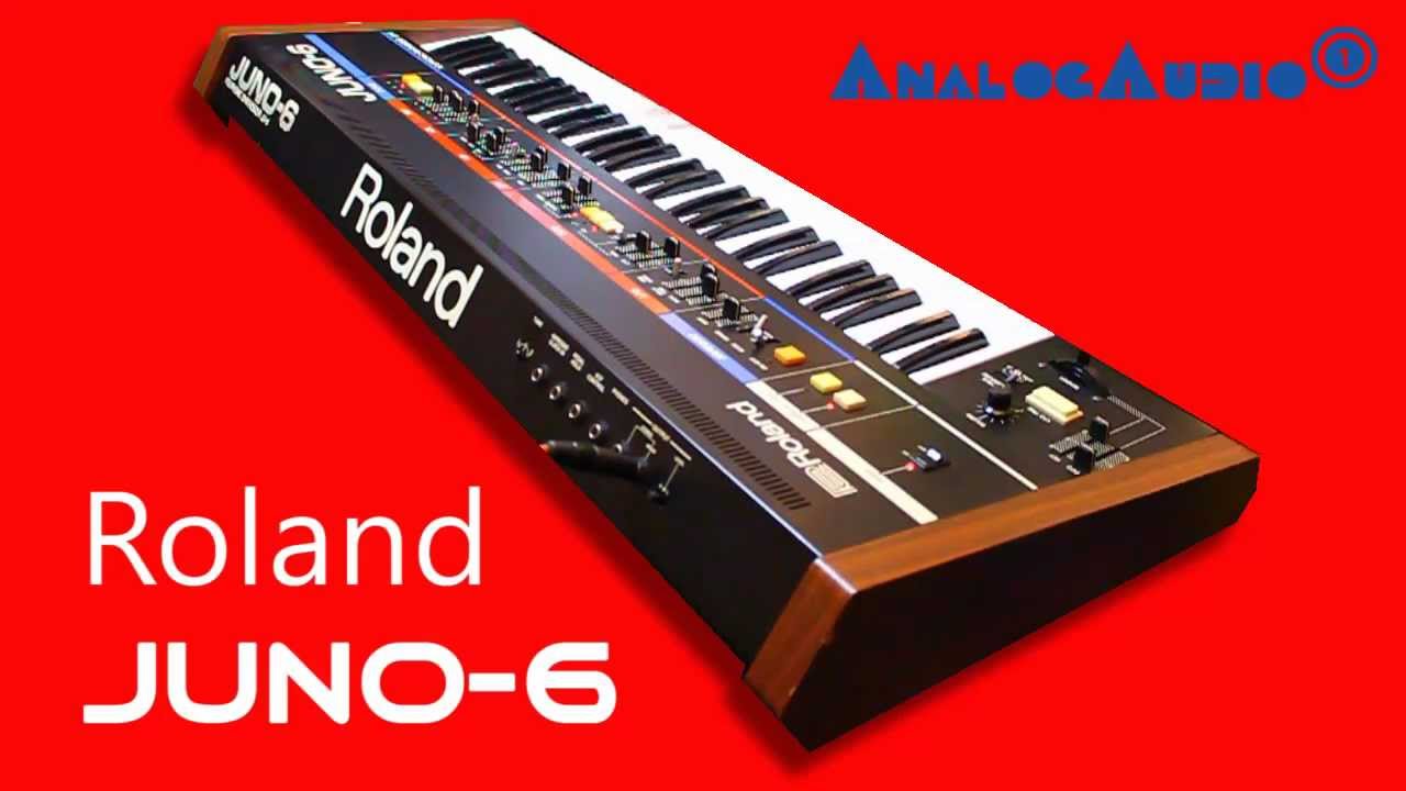 ROLAND JUNO-6 Analog Synthesizer 1982 | HD DEMO