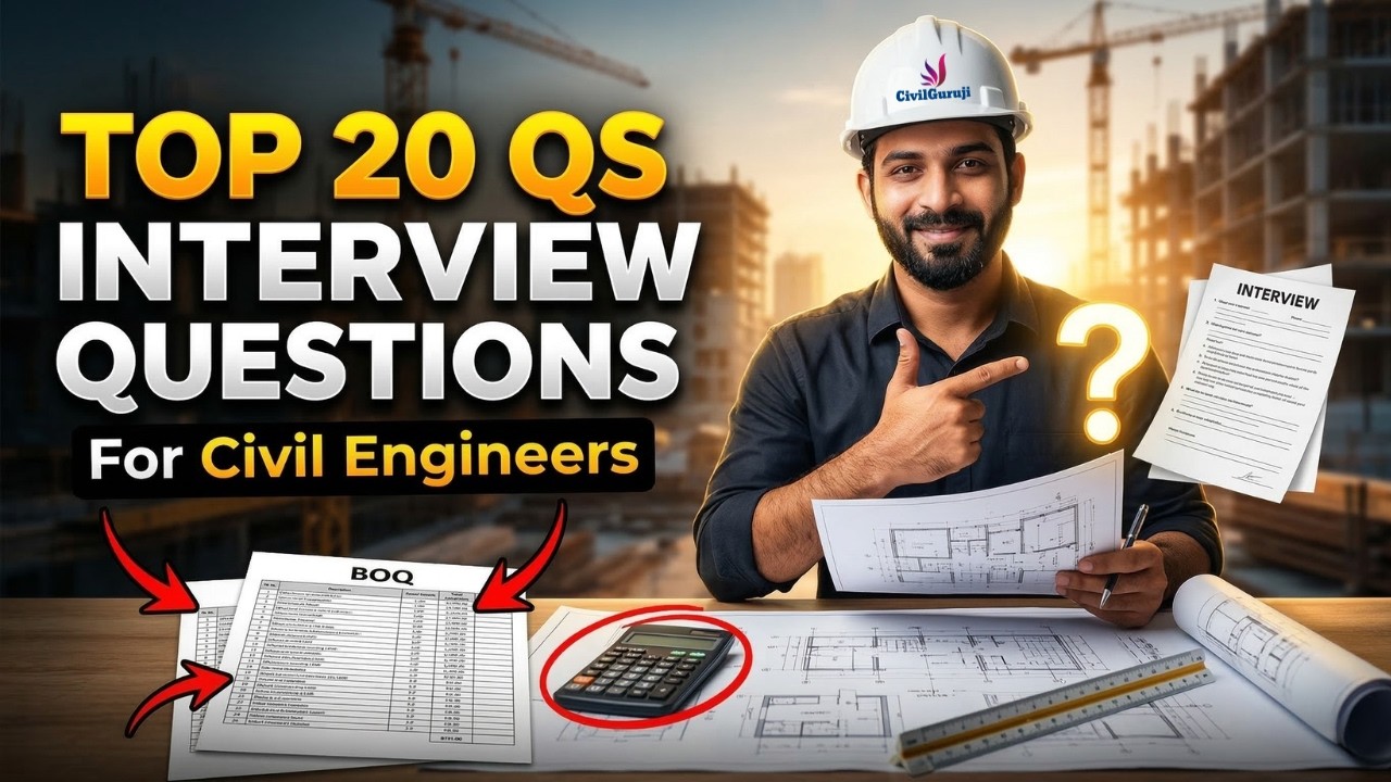 Quantity Surveyor Interview Preparation for Civil Engineers | Most Asked QS Questions