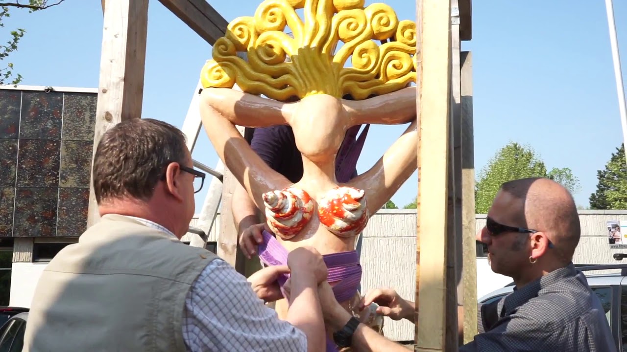 Karin van de Walle   Mermaid for &Uuml;bach Palenberg Germany   YouTube 1080p