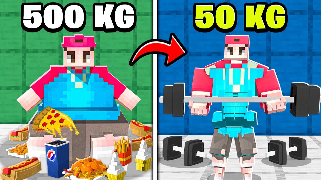FETT zu MUSKELN UPGRADEN in Minecraft! 