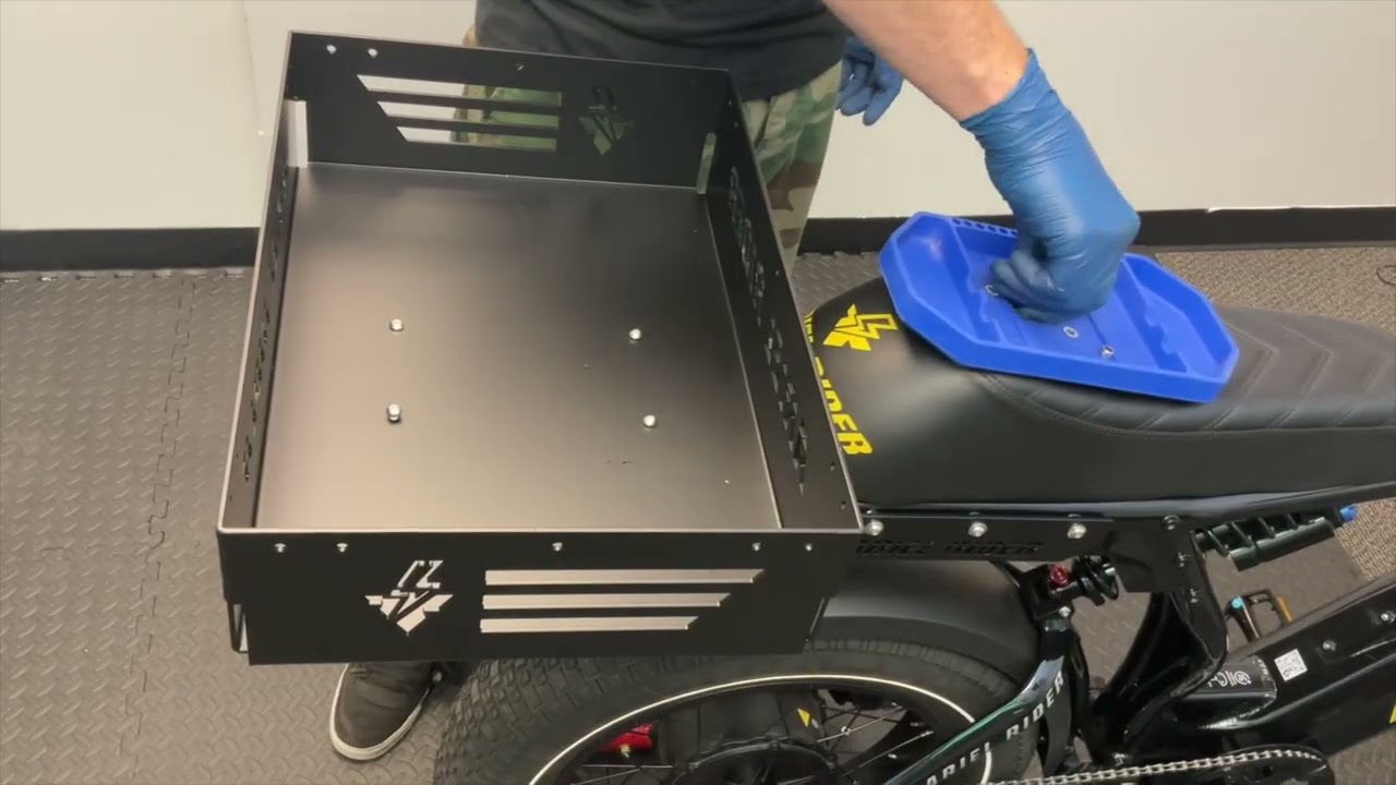 Rear Rack and Cargo Basket Installation || Ariel Rider X-Class 60V