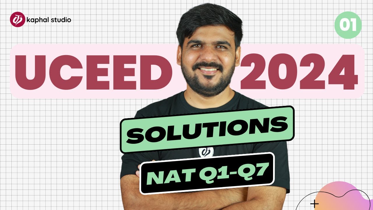UCEED 2024 | NAT Solution | Part-I