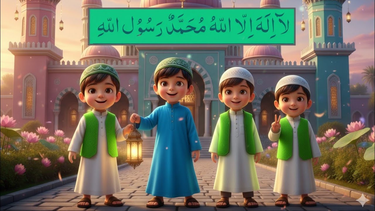 Pehla Kalma Tayyab | Doosra Kalma Shahadat | Teesra Kalma Tamjeed | Islamic Educational Video