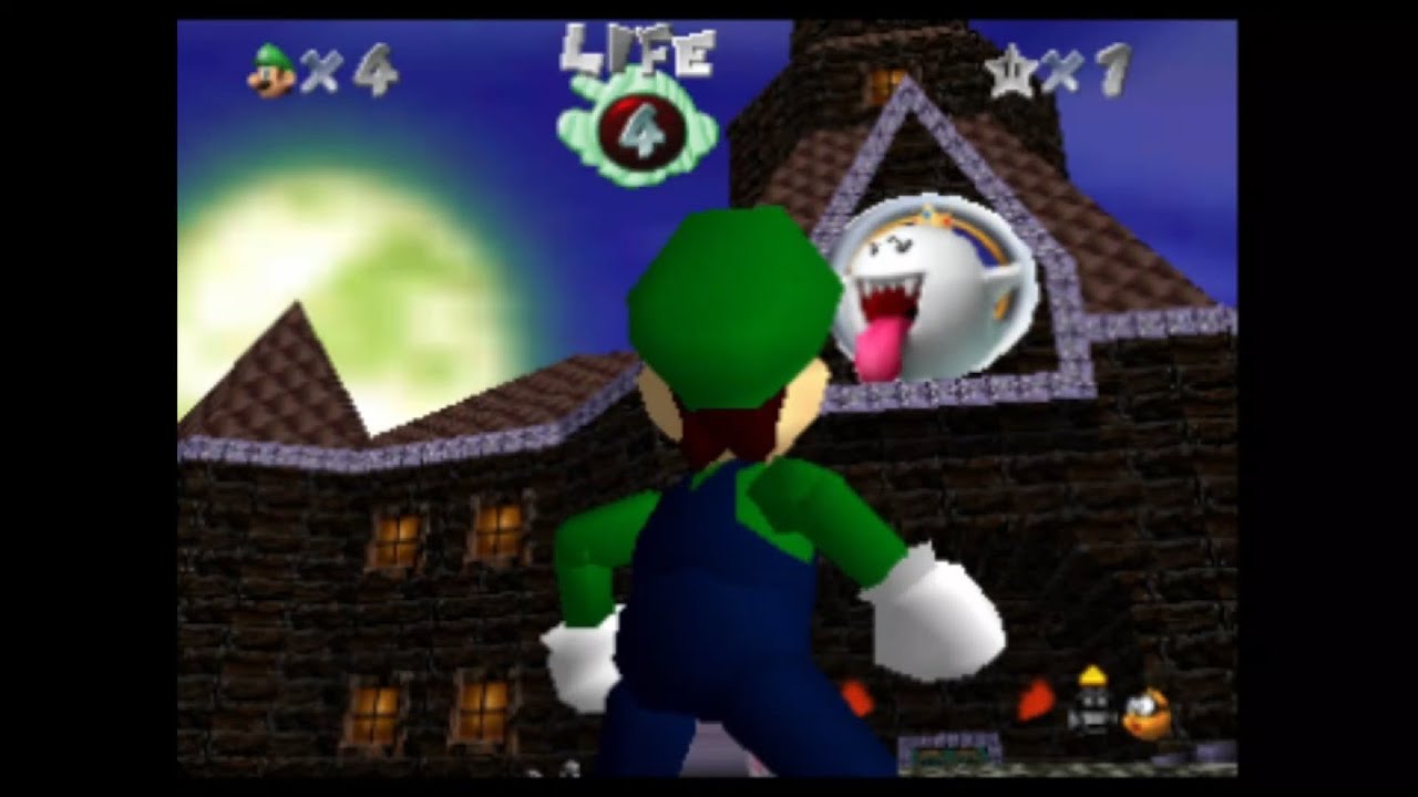 Luigi's Mansion 64 longplay | Super Mario 64 N64 game hack