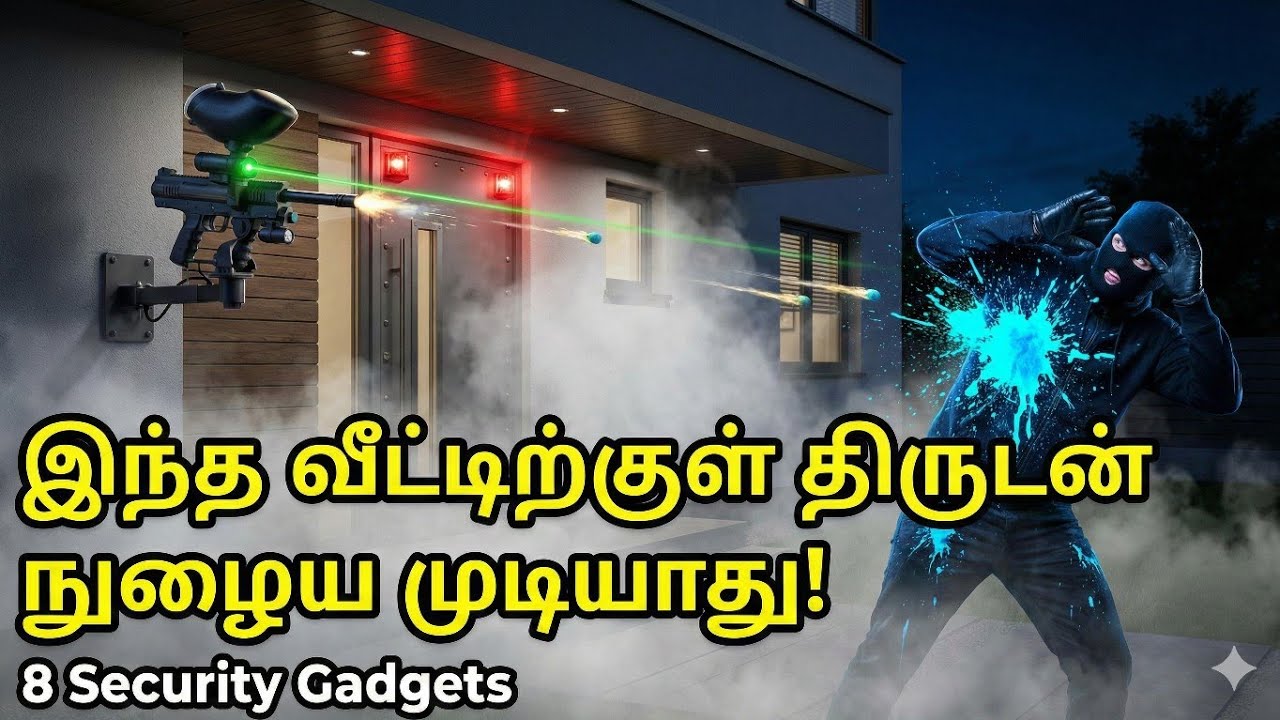 Thieves Regret Touching This House 😈 | 8 Security Gadgets| srifacts