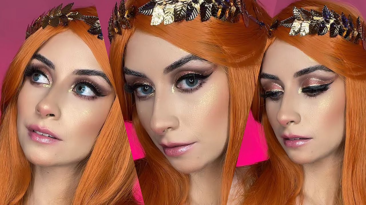 MAQUILLAJE DE LA DIOSA AFRODITA❤️