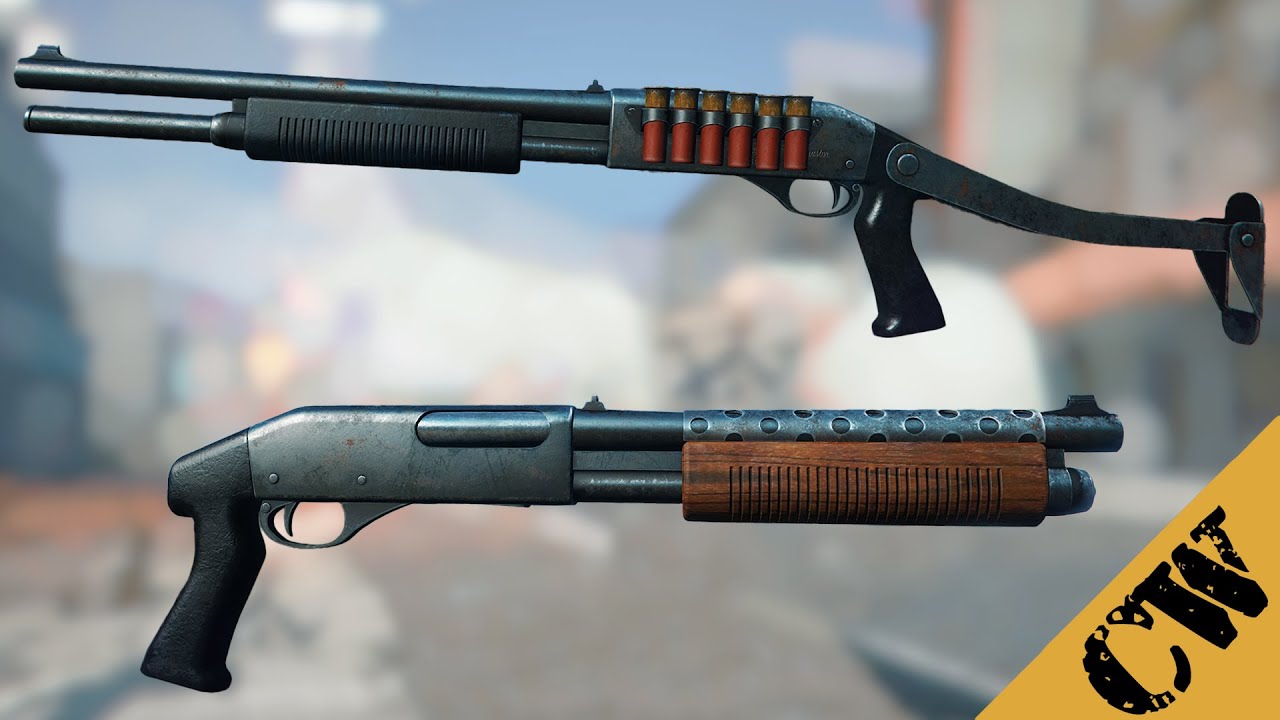 Я наконец-то сделал один! — Мод Fallout 4 Pump Action Shotgun