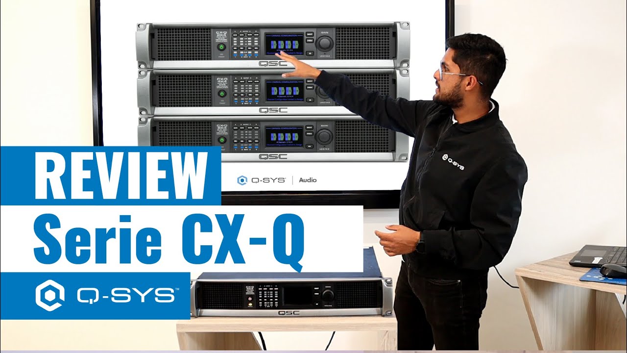 Amplificadores de red QSC CX-Q 🔥 | Amplificadores nativos para el ecosistema Q-SYS