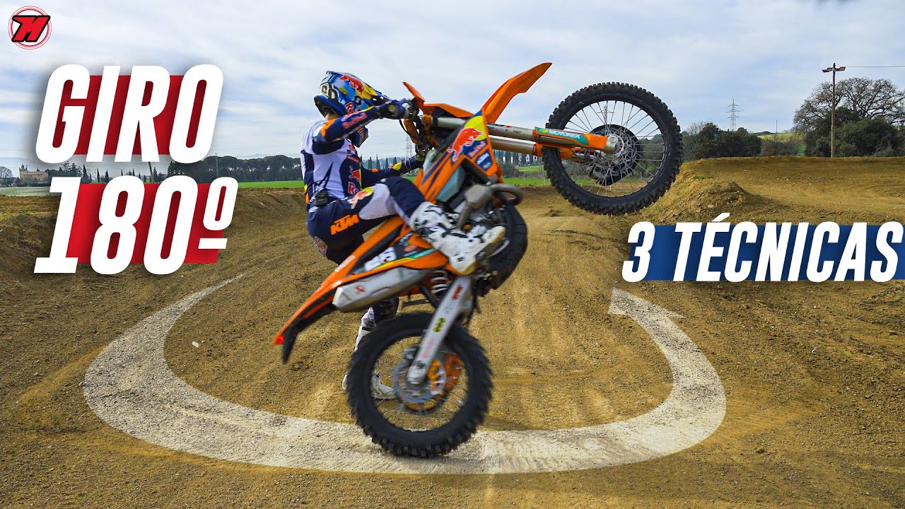 CÓMO hacer un giro de 180 grados EN MOTO ENDURO con JOSEP GARCÍA 🥇