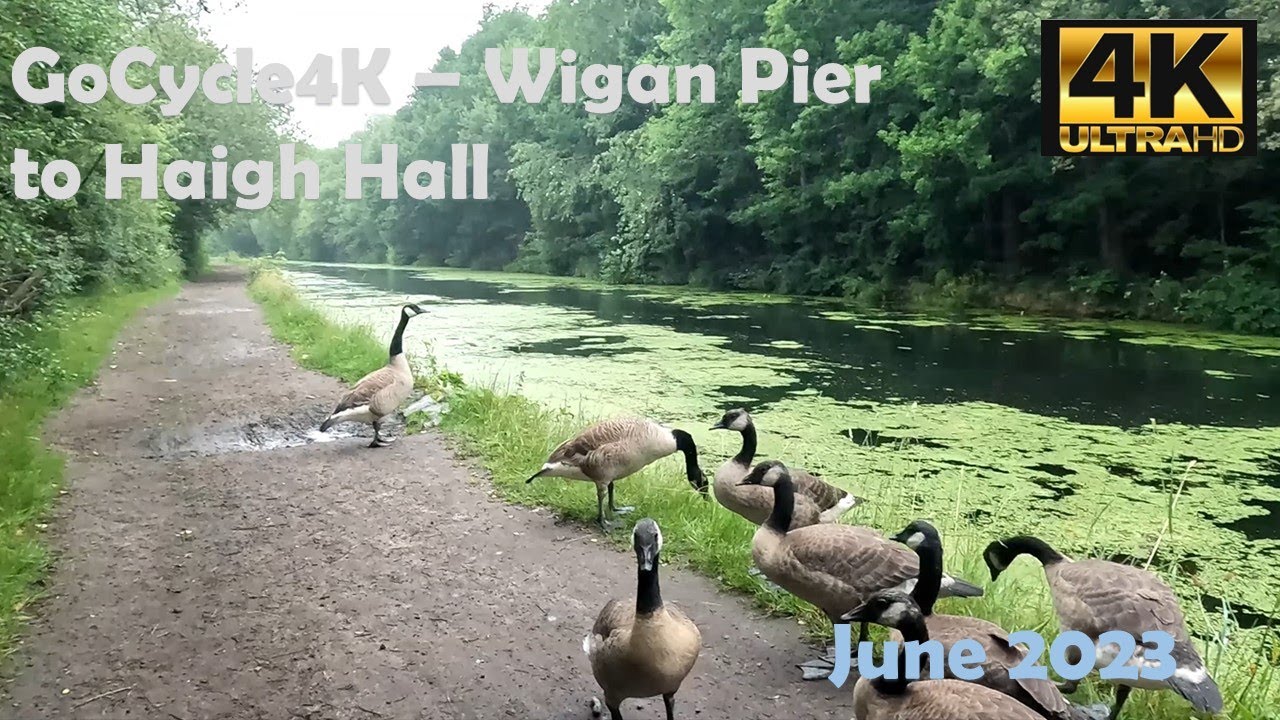 Bike Ride: Wigan Pier to Haigh Hall