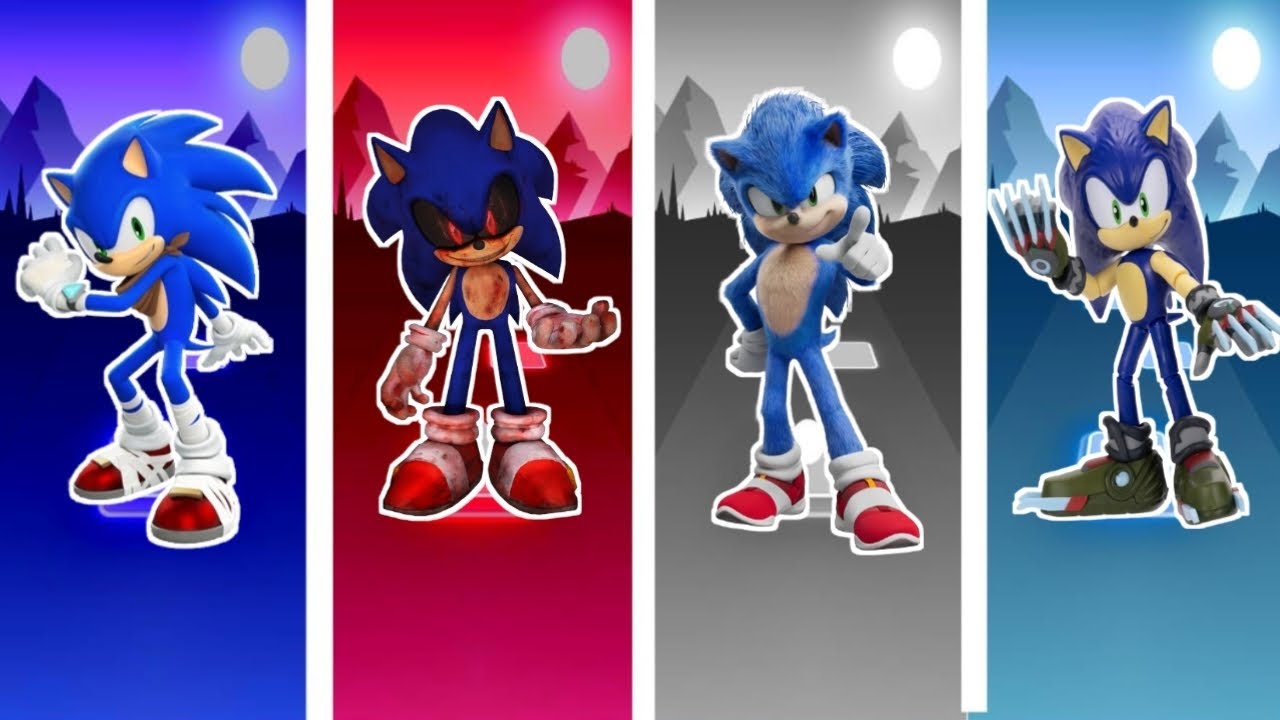 Sonic_Boom 🆚 Sonic_Monster 🆚 Sonic_Hedgehog.💥 WHO WILL WIN 💥 TILES HOP GAME 🏆🎮🎯