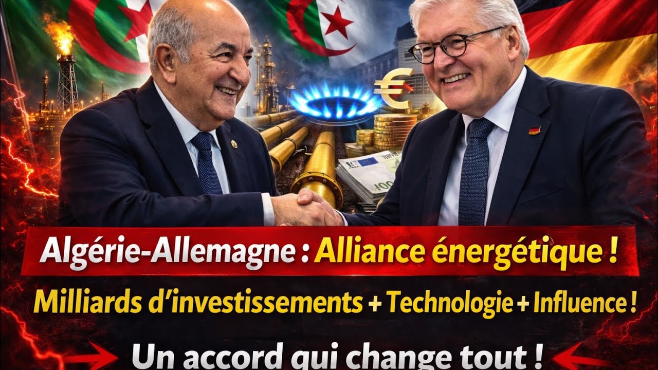 Pourquoi l’Allemagne investit des milliards en Algérie ? Énergie, hydrogène et stratégie européenne