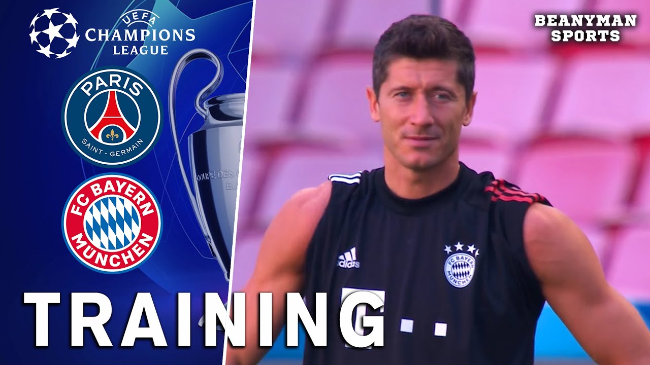 Bayern Munich Players Train Ahead Of Champions League Final Against PSG