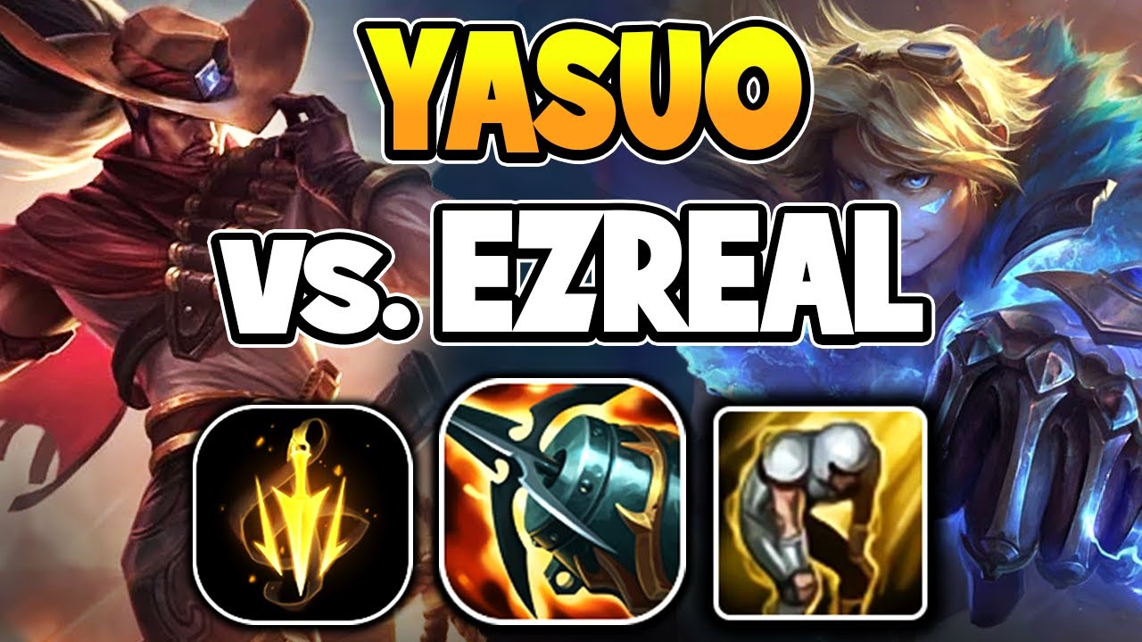YASUO VS EZREAL ADC MASTERS ELO GAMEPLAY