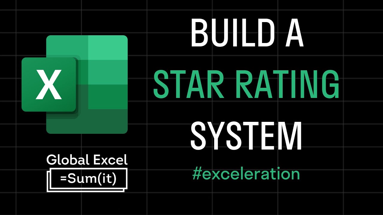 Build a star rating system in Excel