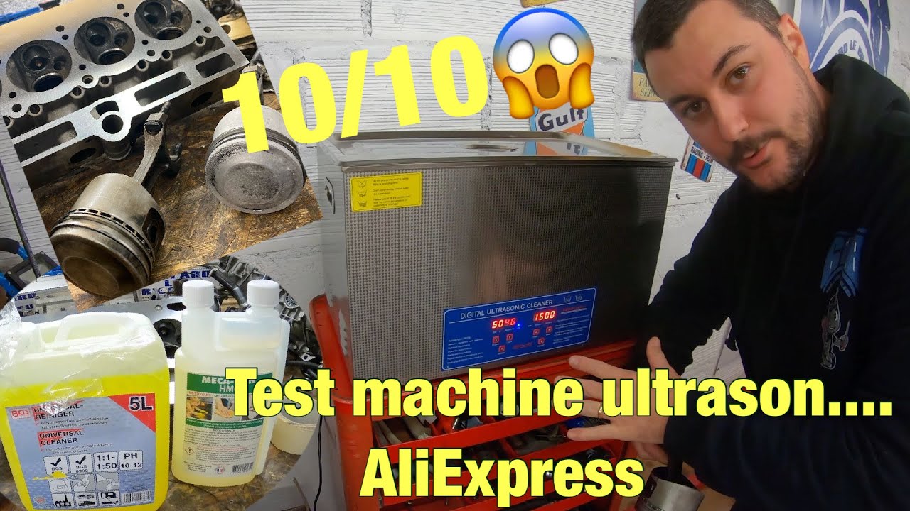 Test d'un bac de nettoyage à ultrason acheter sur Aliexpress!🤔Je suis sur le cul!😱10/10👍