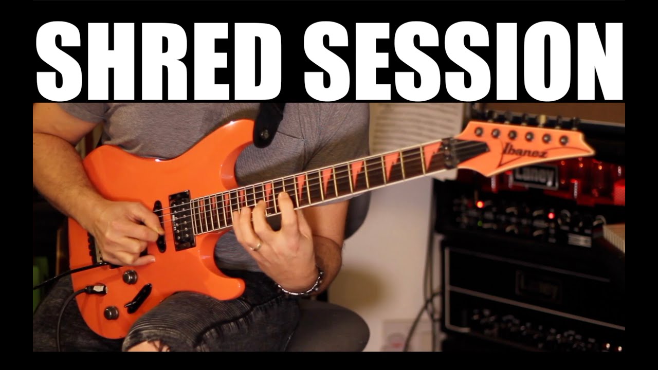 Shred guitar practice