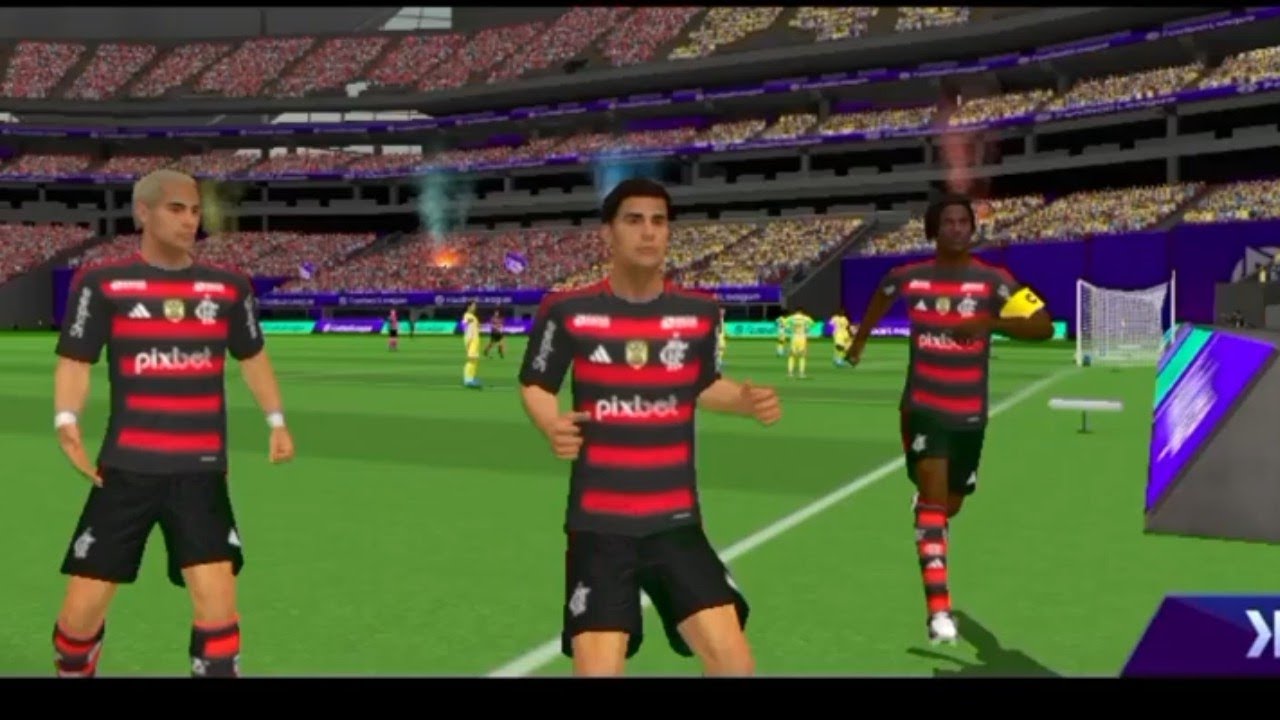 Gameplay footbal legue 2025 Flamengo X Juventus semifinal copa de clubes