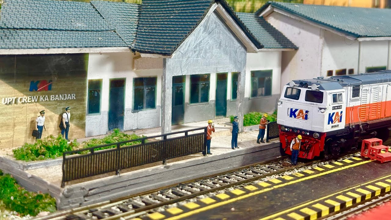 Pergantian ASP Crew Kereta api masinis,Kondektur & TKA di stasiun banjar langsung Ngebut ugal ugalan