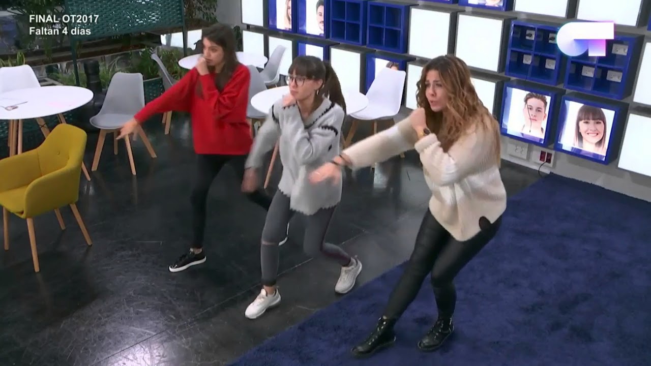 OT2017 - Aitana, Miriam y Ana Guerra/War bailando - Primera parte 1E