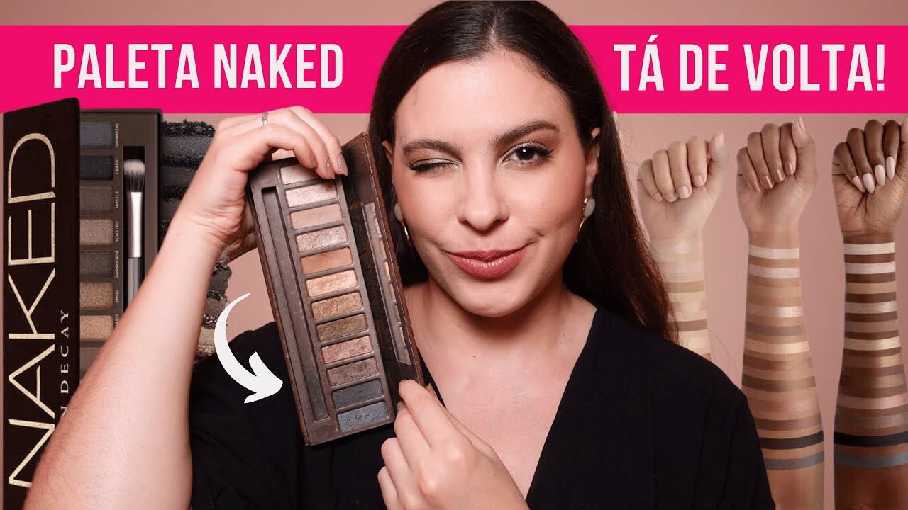 A PALETA NAKED VOLTOU | 3 LOOKS COM A PALETA MAIS FAMOSA DA URBAN DECAY!
