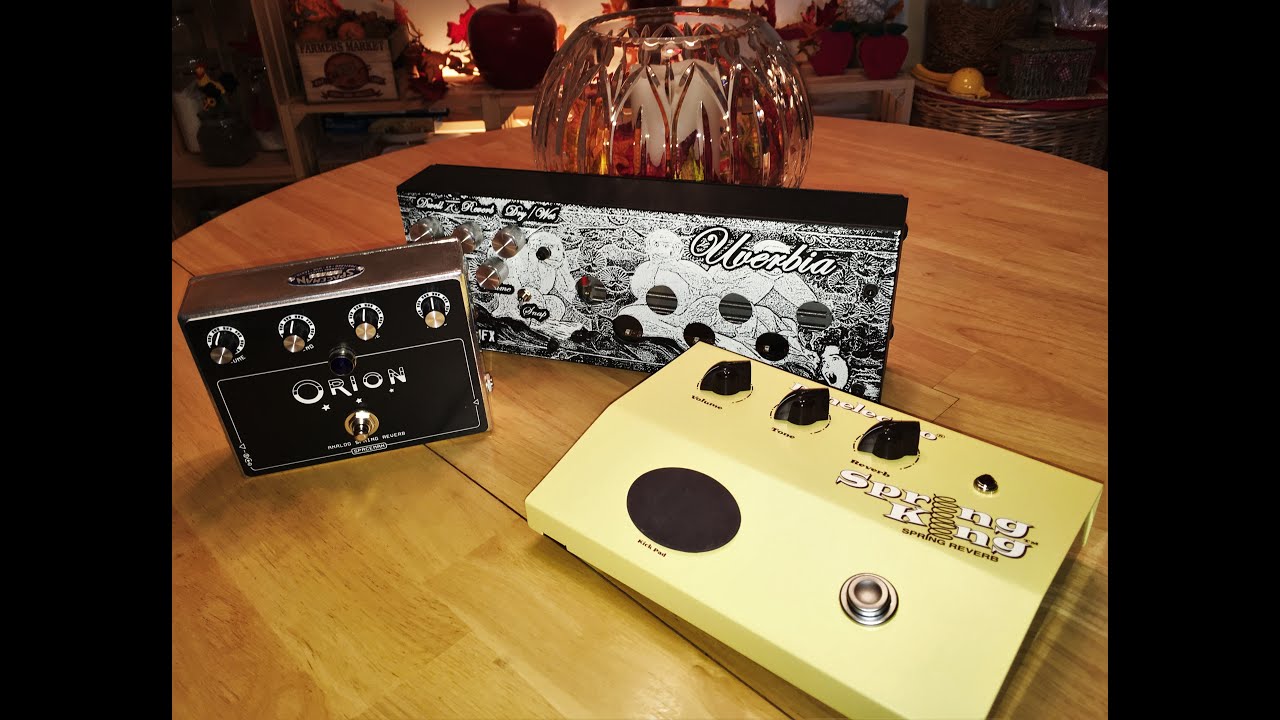 Analog Spring Reverb Shootout! - Spaceman Orion VS Danelectro Spring King VS ScreaminFX Uverbia!