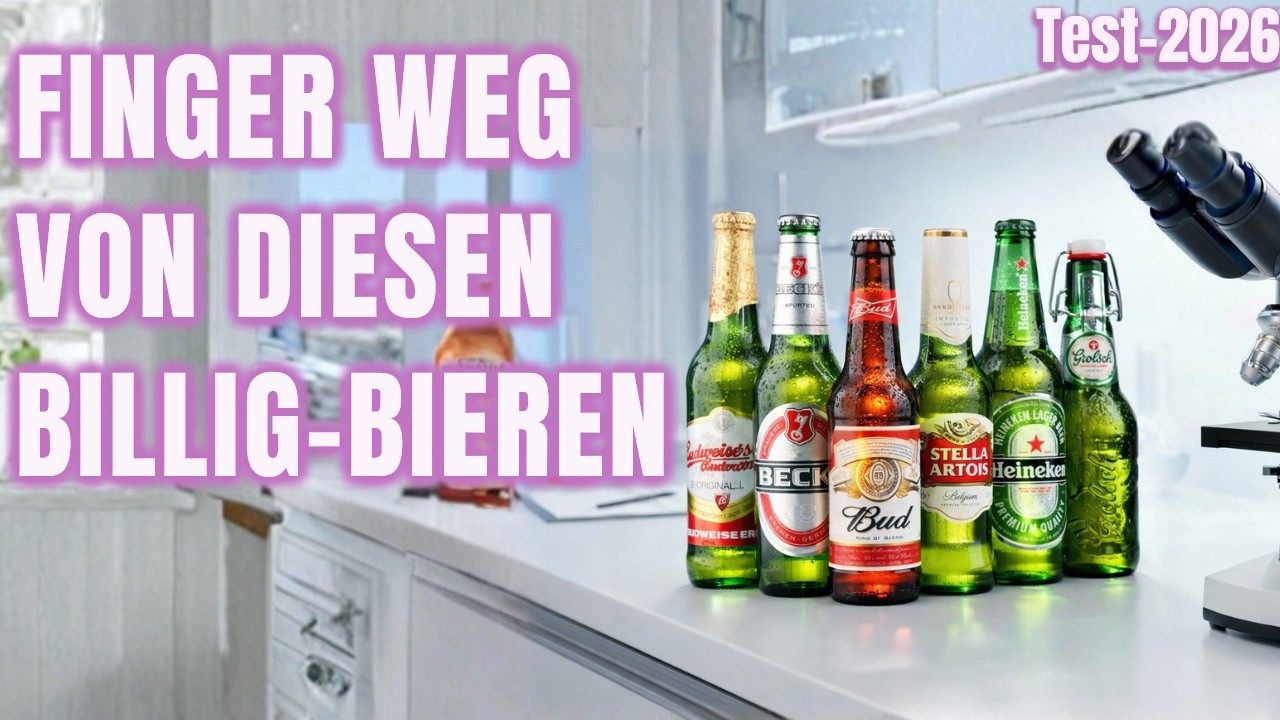 Finger weg! 10 Billig-Biermarken, die du NIEMALS trinken solltest (Test 2026) ❌
