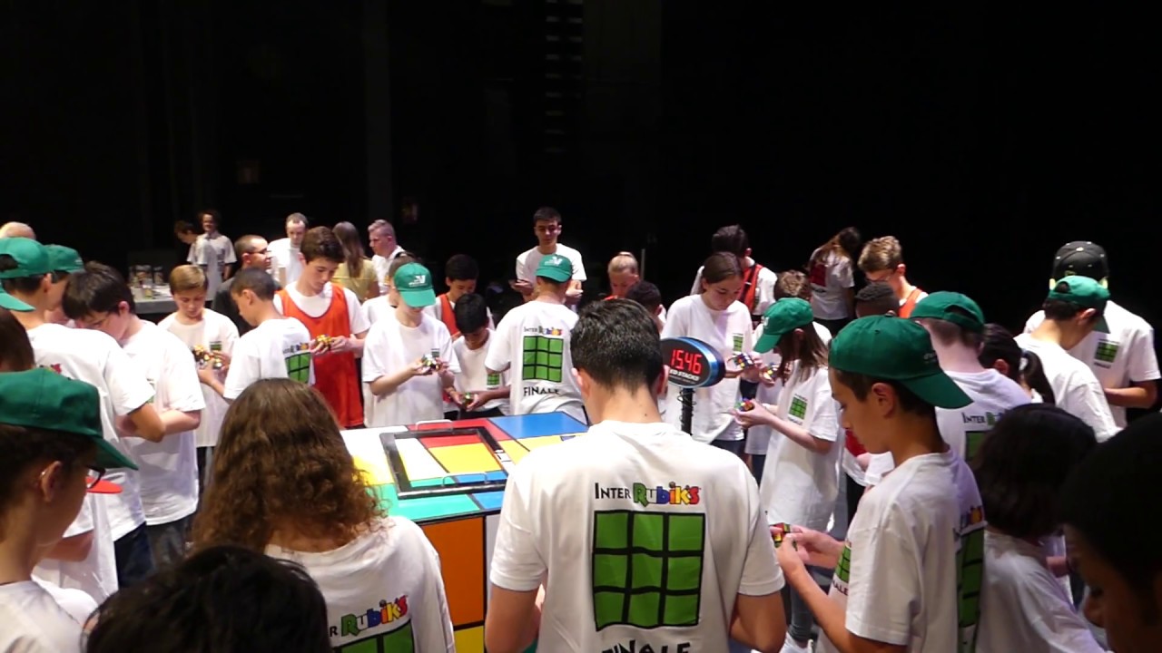 Finale Inter Rubik 2017 - 2e chrono 56'' - Collège Jules Ferry Ermont