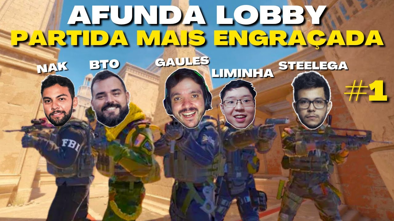 Partida mais Engraçada da Tribo - AFUNDA LOBBY #1