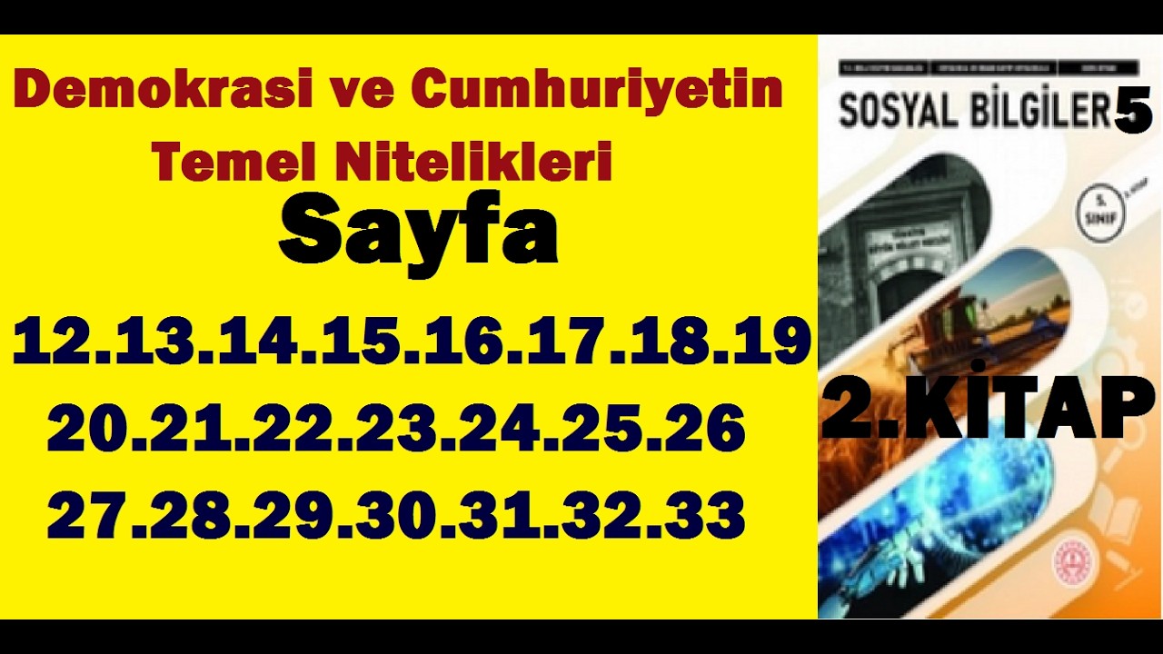 5.sınıf sosyal bilgiler 12 13 14 15 16 17 18 19 20 21 22 23 24 25 26 27 28 29 30 31 32 33 cevapları