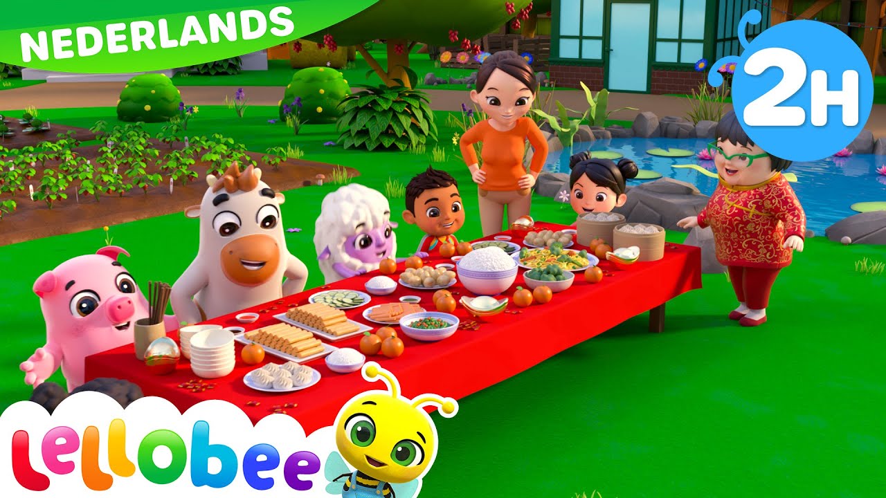 Nieuwjaar | Lellobee Nederlands | Kinderliedjes | Leervideo's voor kinderen