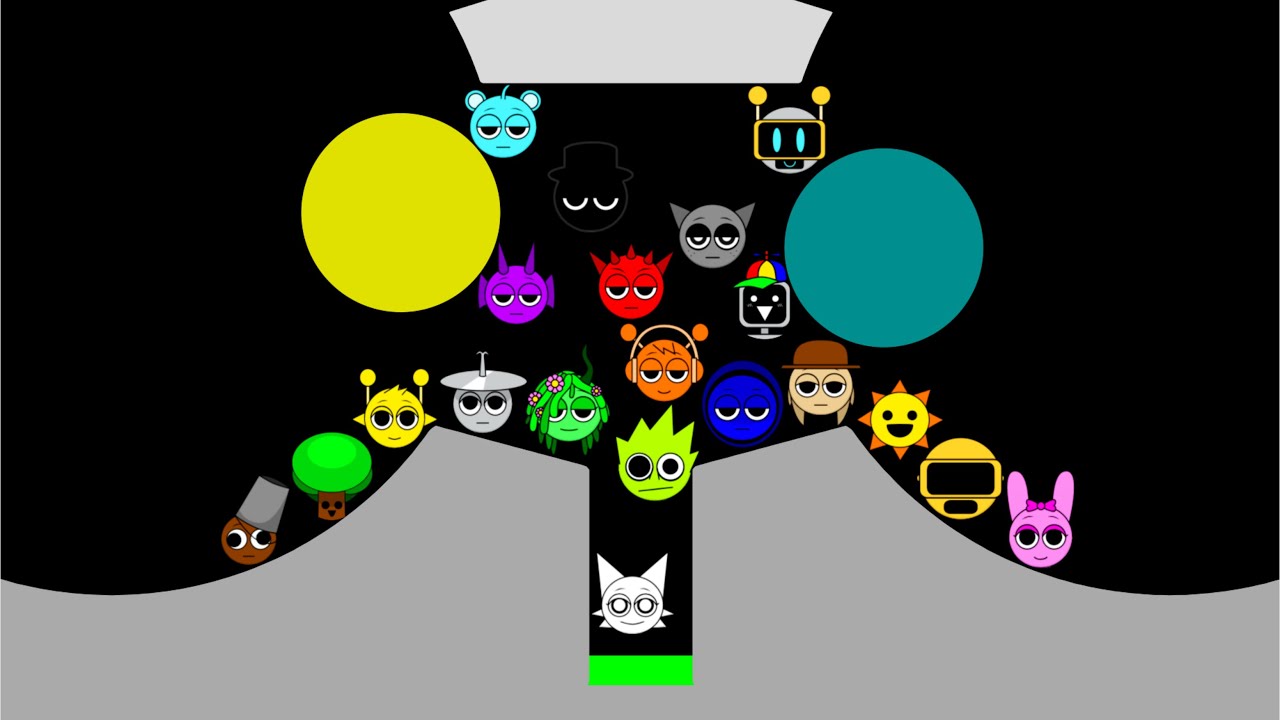Incredibox Sprunki Marble Race in Algodoo │ Race 20.
