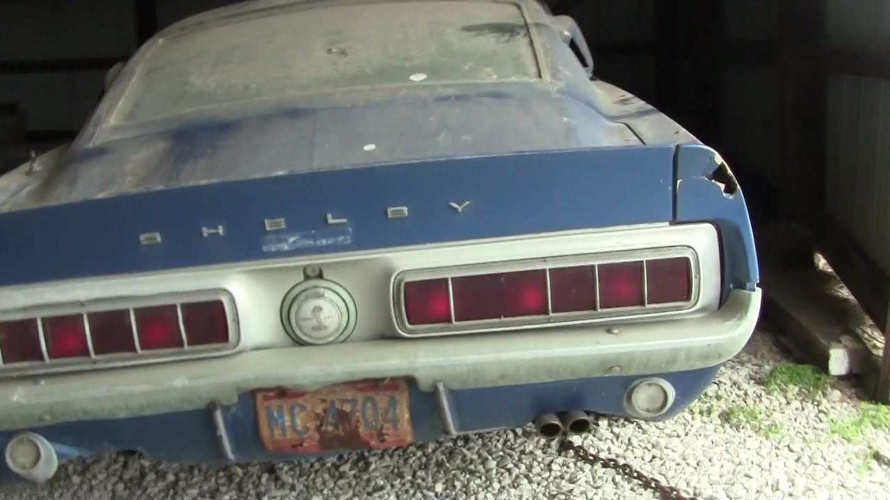 1968 GT-500KR Shelby pulled from a storage unit sitting since 1976.