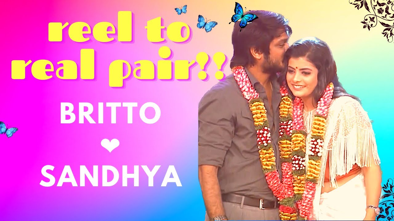 Journey to love 💕| britto❤️sandhya!!thank you so much zeetamil ❤️ #reeltoreal #couples #engaged
